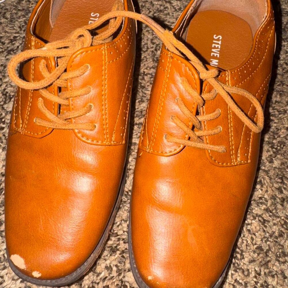 Steve-madden Men's Tan and Brown Oxfords
